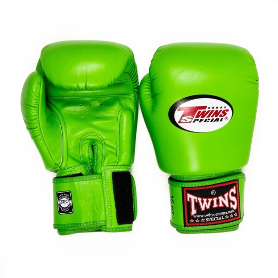 Gants de Boxe d'entrainement TWINS BGVL3 Citrus Lime